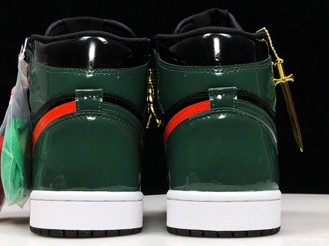 1st Kicks Team SoleFly Jordan High x Black 1 Air OG AV3905-038 Retro Orange-Fir 0713